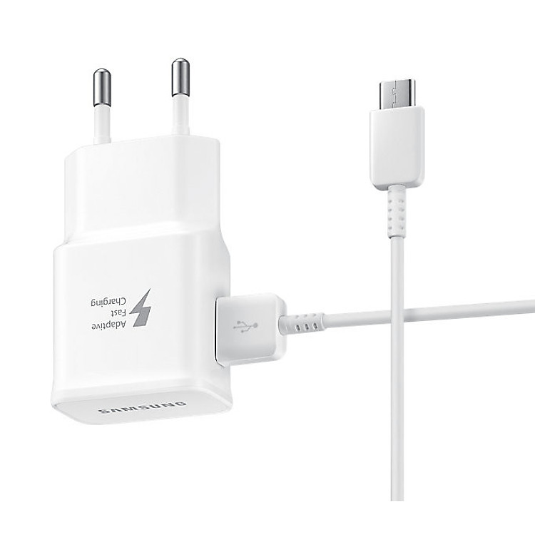 Sạc nhanh Samsung EP-TA20EWE kèm cáp Type-C - Hàng chính hãng