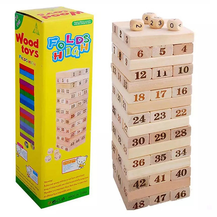 Bộ đồ chơi rút gỗ Wood Toys loại lớn