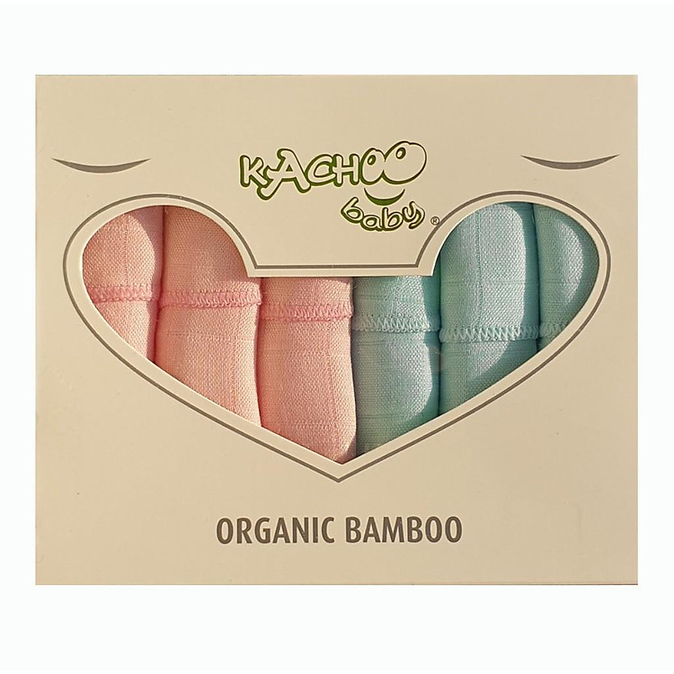 Khăn sữa sợi tre Organic KACHOO Chính hãng Tiết kiệm - Hình ảnh 3