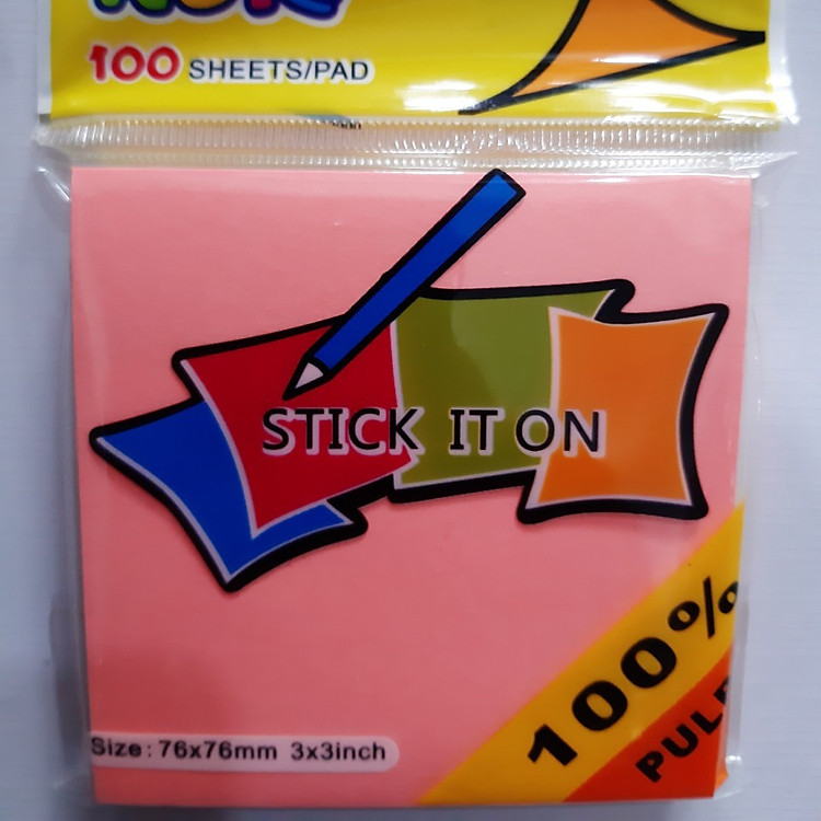 Giấy Note 5 Màu Dạ Quang (10 xấp) - Ảnh 2