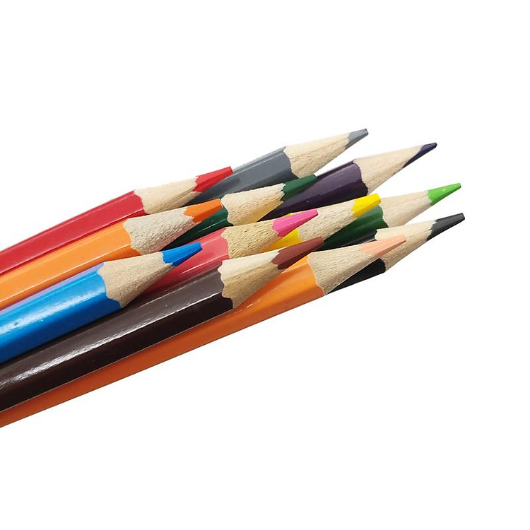 Bộ Bút Chì Màu Kèm Chuốt Chì Gira (12 chiếc) - Ảnh 3