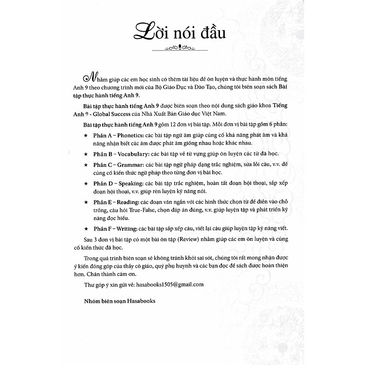 Bài Tập Thực Hành Tiếng Anh 9 - Không Đáp Án - Ảnh 3