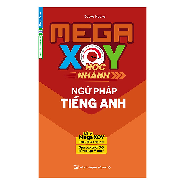 Sách Mega XOY Học Nhanh Ngữ Pháp Tiếng Anh (Sổ Tay Nhỏ Gọn)