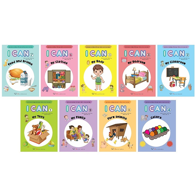 Bộ Sách Hướng Dẫn Học Tiếng Anh Cho Trẻ – I Can