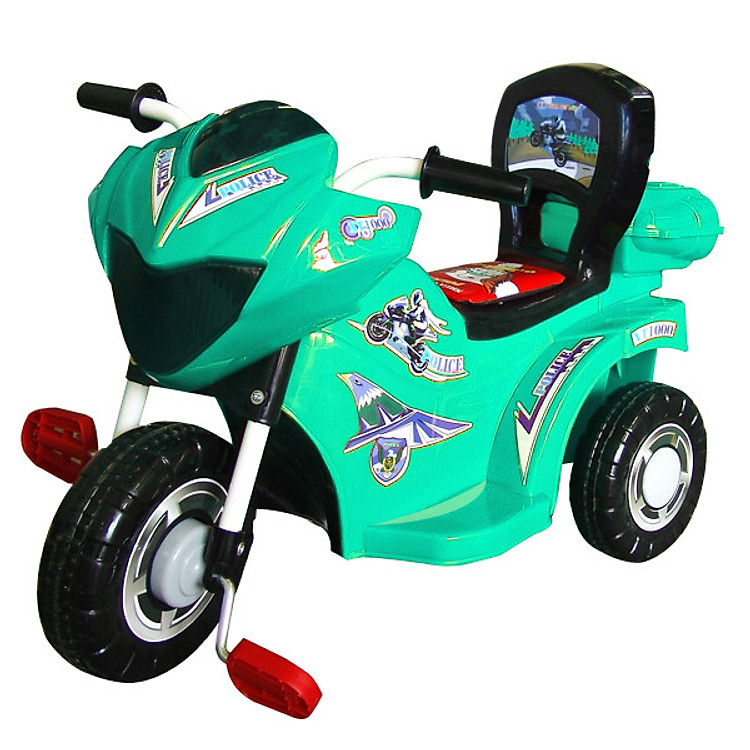 Xe 3 Bánh Nhựa Chợ Lớn L9 Police K1 (Không Nhạc) - M1377A-X3B - Giao màu ngẫu nhiên