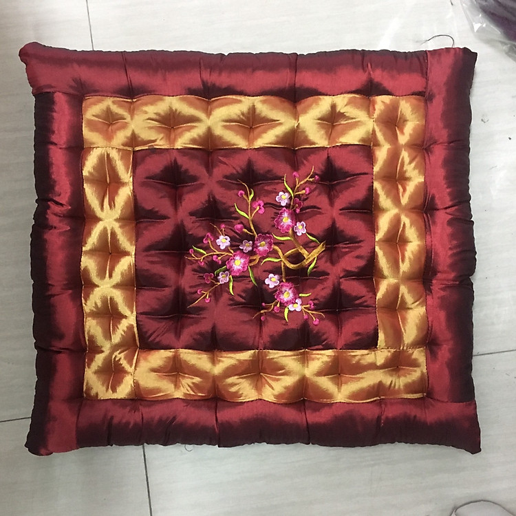 Đệm Ngồi Vuông Họa Tiết ( 50 x 50 cm ) DN104