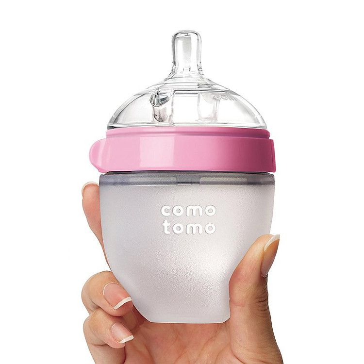 Bình sữa Silicone Comotomo 150ml - Hồng Đảm bảo Tiết kiệm - Hình ảnh 4
