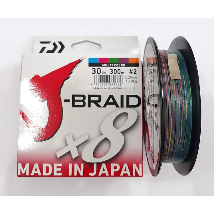 Dây Dù Daiwa J-Braid X8A 300 mét - MU - Nhiều màu