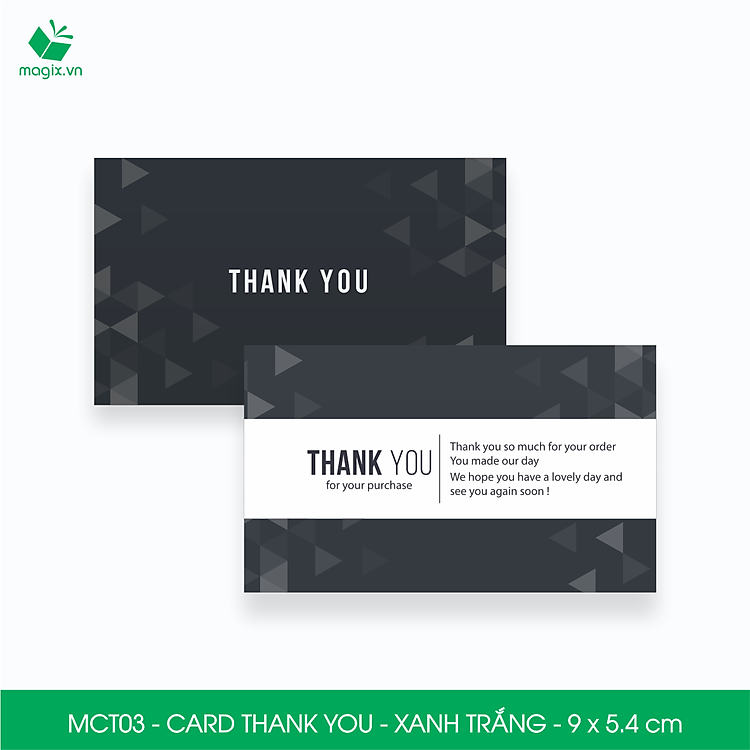 Card Thank You MCT03 (9x5.4 cm, 500 chiếc) - Ảnh 3