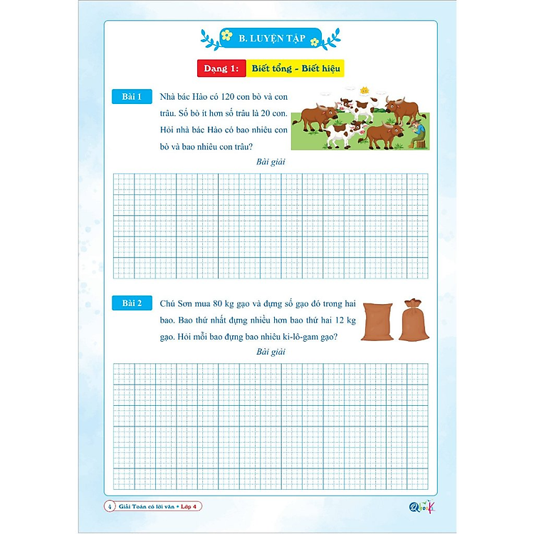 Giải Toán Có Lời Văn Lớp 4 - Chương Trình Mới - Ảnh 6