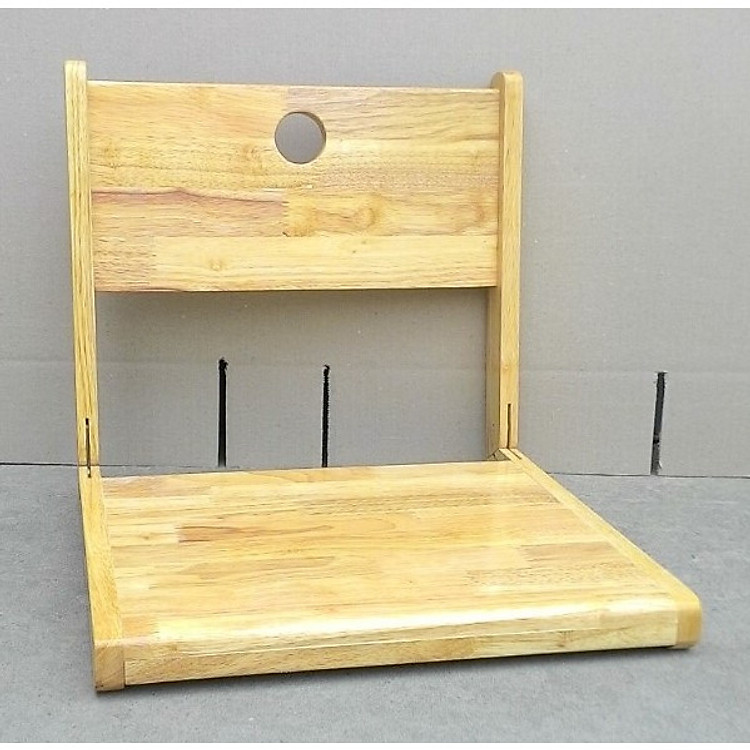Ghế ngồi bệt kiểu nhật, ghế thư giãn, ghế đọc sách, ghế tựa lưng đa năng gỗ cao su MẶT NGỒI LIỀN