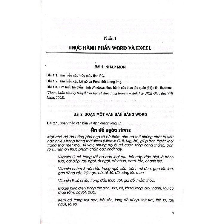 Thực Hành Tin Học Và Ứng Dụng Trong Y - Sinh Học - Ảnh 3