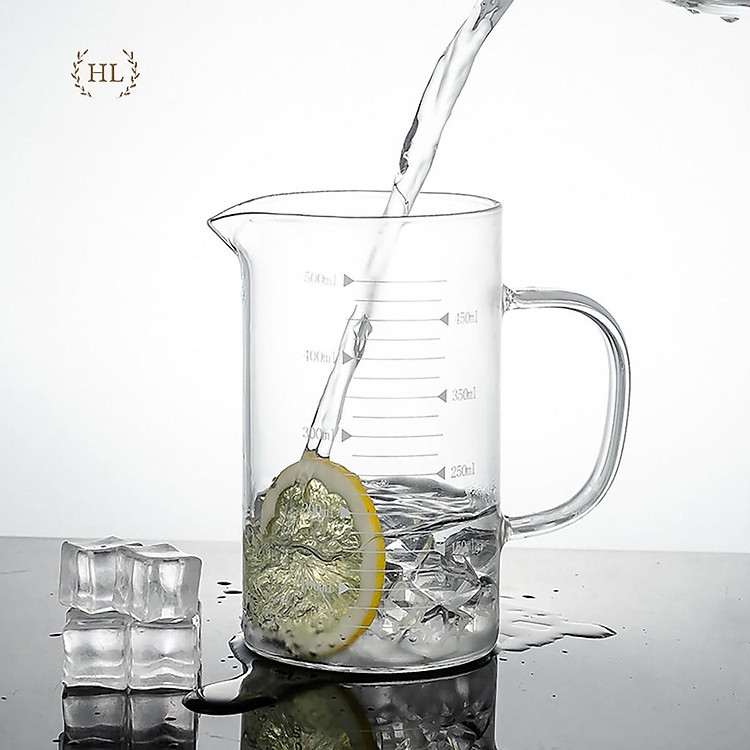 Ca Đong Thủy Tinh Định Lượng Kèm Nắp Gỗ Tre (250ml) - Ảnh 5