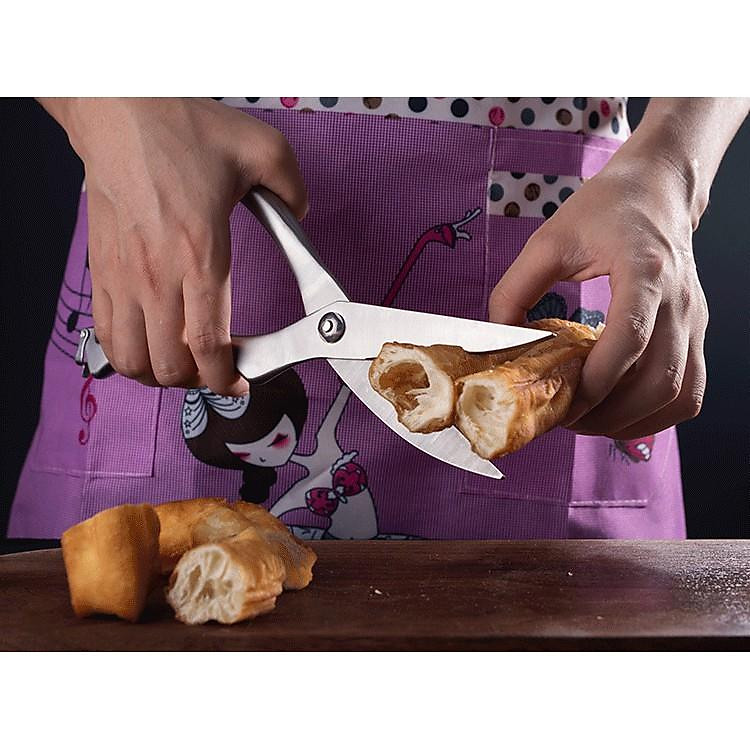 Kéo Cắt Gà Có Móc Gài Khóa Bằng Thép Đúc Nguyên Khối 25x5cm