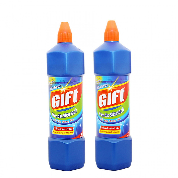 Lốc 2 Chai Gift Nước Tẩy Nhà Tắm 900ml
