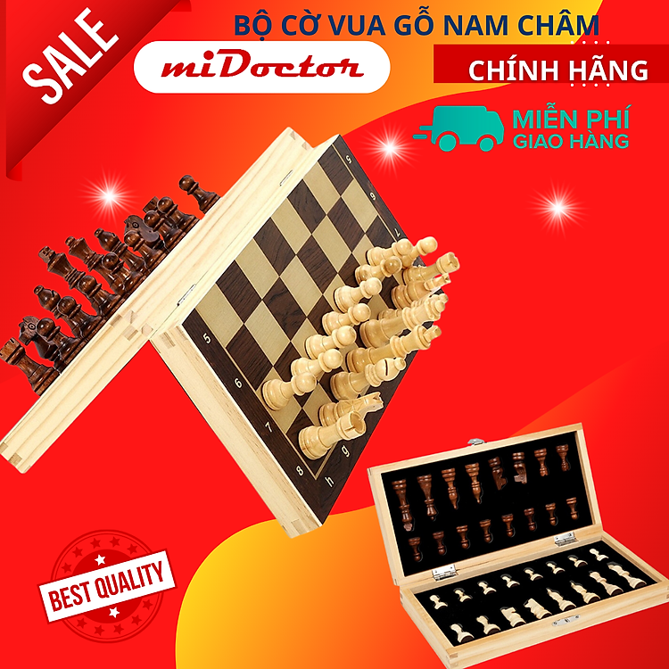 Mua Bộ Cờ Vua Nam Châm Gỗ Cao Cấp Chính hãng Giá rẻ