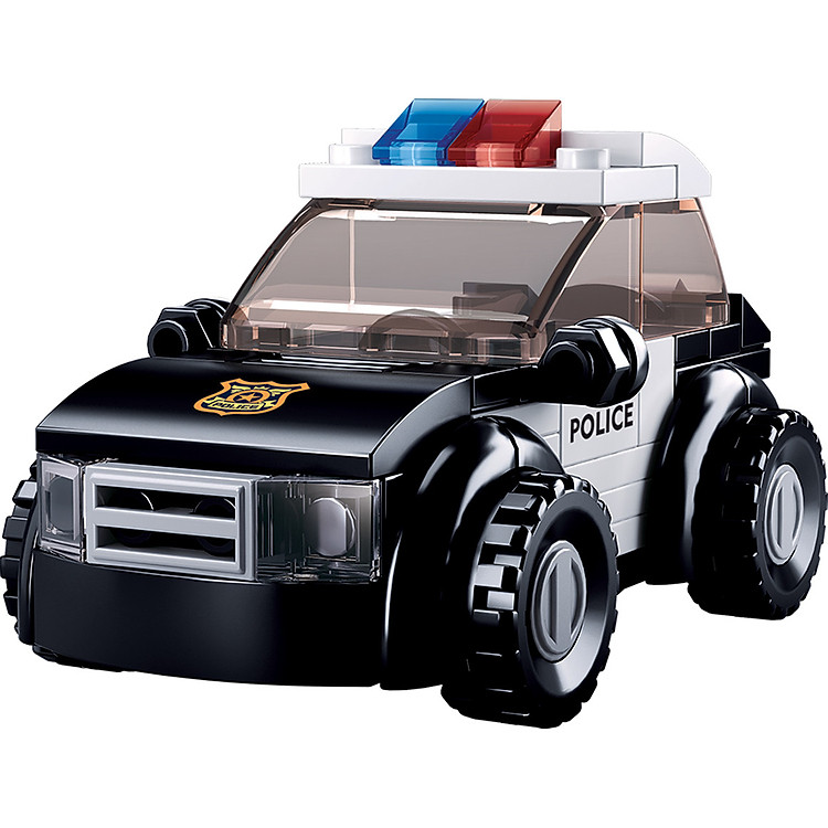 Đồ chơi lắp ráp xe cảnh sát hình sự TINITOY (88 pcs) YY686836