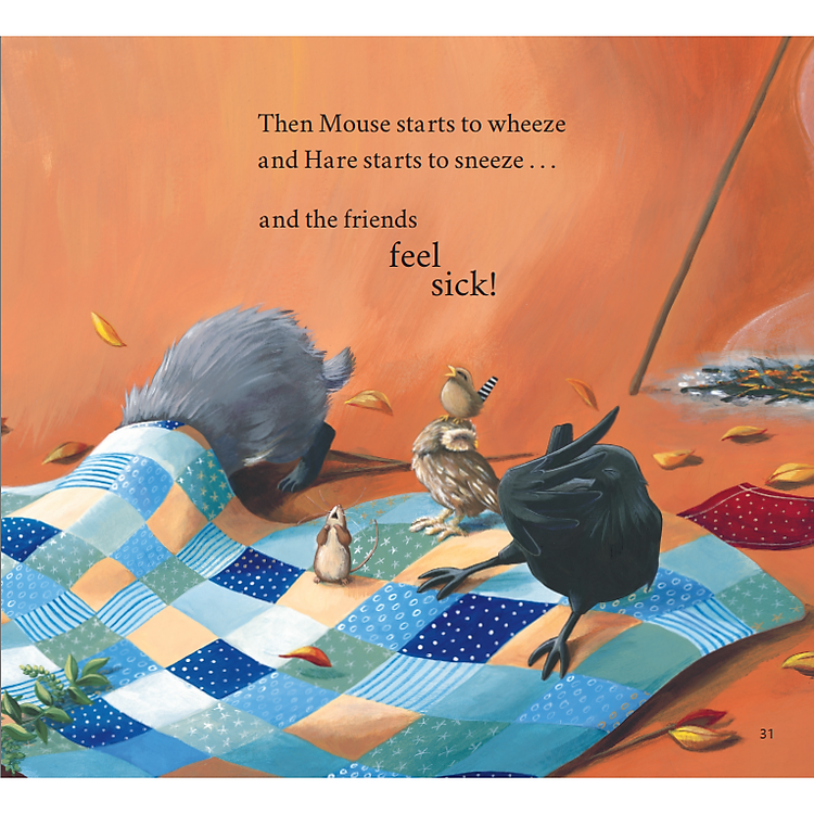 Tranh Song Ngữ Gấu Bị Ốm - Ảnh 3