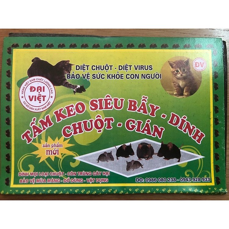 Set 10 miếng keo dính chuột Đại Việt