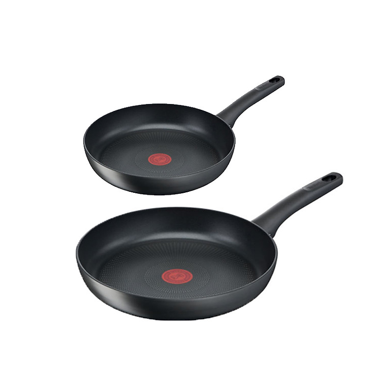 Bộ 2 chảo chiên chống dính đáy từ Tefal Ultimate sản xuất tại Pháp dùng cho mọi loại bếp (20cm, 28cm) - Hàng chính hãng