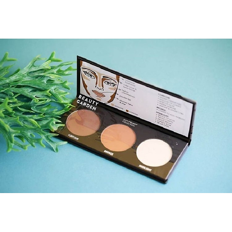 Phấn Tạo Khối City Color 3 ô Contour Effects 100g