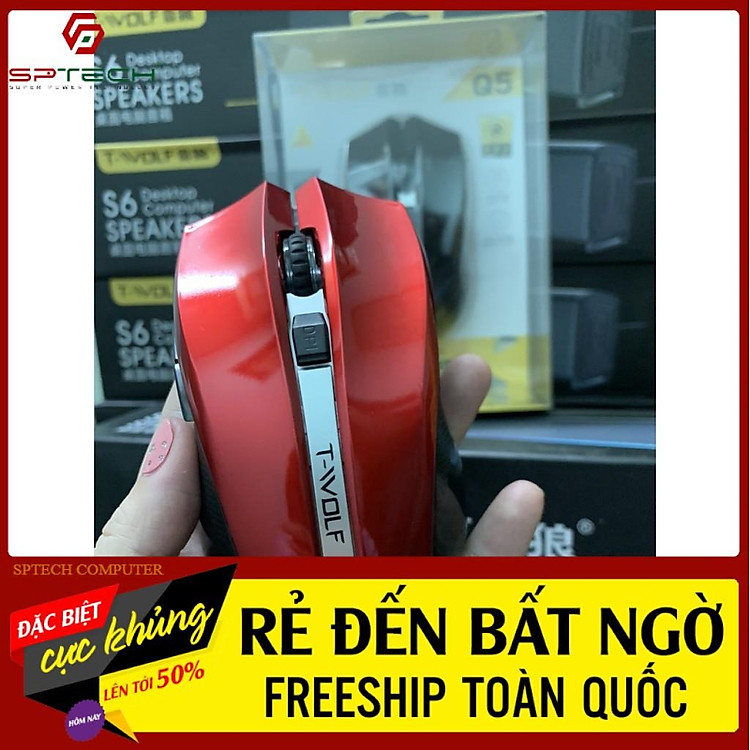 Chuột Không Dây Gaming T-Wolf Q5 - Hàng Chính Hãng