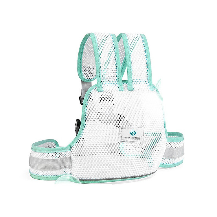 Đai Xe Máy Phản Quang Dạng Lưới Thoáng Khí Cho Bé