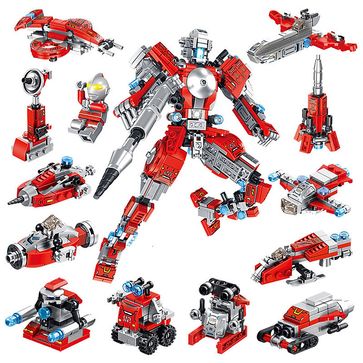 Mua tại Tiki: Đồ Chơi Lắp Ráp Robot Siêu Nhân 12 trong 1 Chính hãng Giá tốt