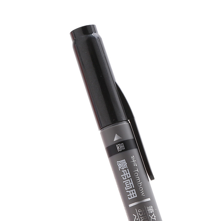 Bút Lông Fudenosuke Tombow 2 Đầu (Màu Đen Bạc) - Ảnh 3