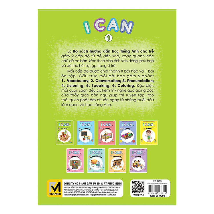 I Can My Toys - Sách Học Tiếng Anh Cho Trẻ Mầm Non - Ảnh 4