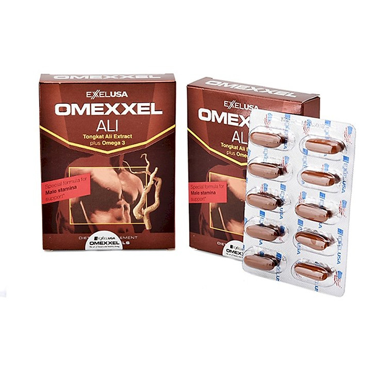 Combo 2 hộp TPCN Viên Uống Tăng Cường Sinh Lý Nam Omexxel Ali (20 viên) - Xuất xứ Mỹ