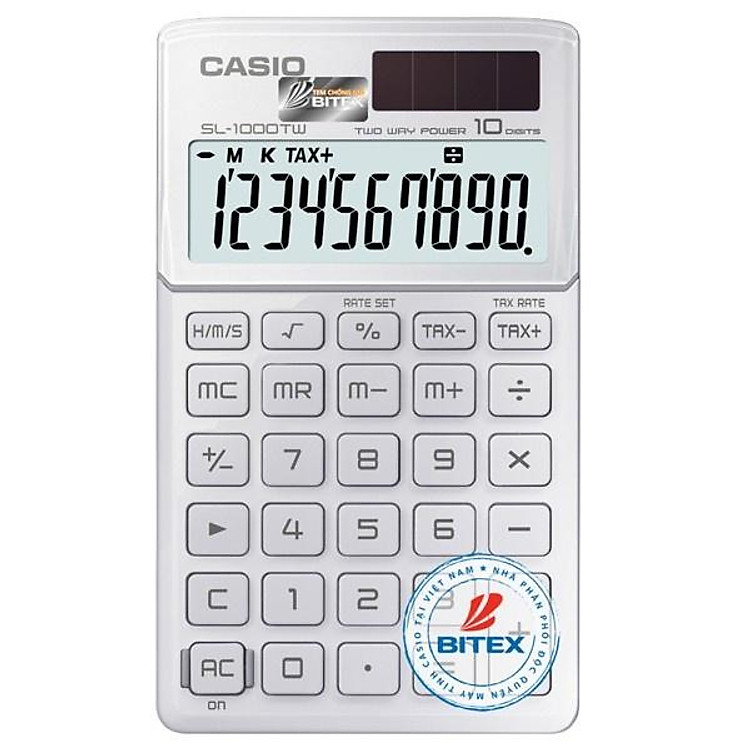 Máy Tính Casio SL 1000TW – Trắng