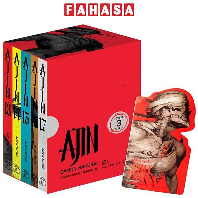 Ajin - BoxSet Số 3 (Tập 13 Đến Tập 17) - Tặng Kèm Bookmark