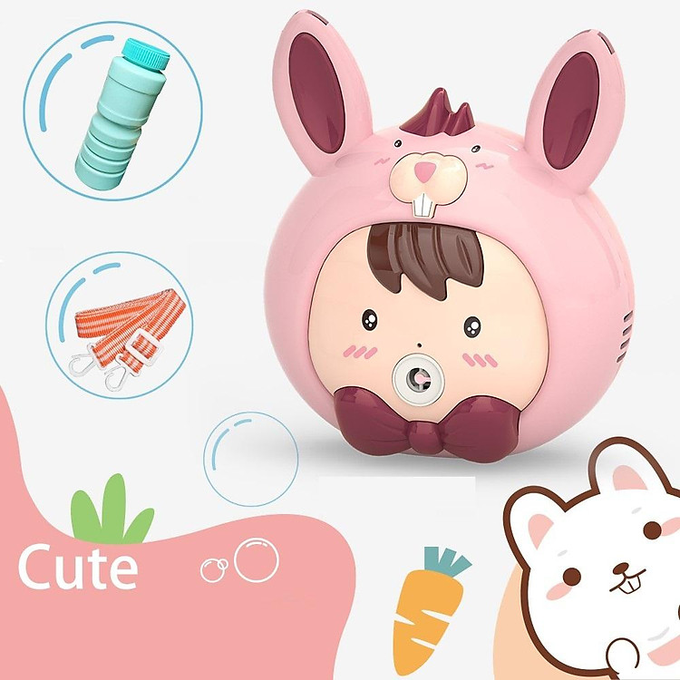 Đồ Chơi Máy Chụp Hình Bong Bóng Thỏ Chính hãng Tiết kiệm - Hình ảnh 4