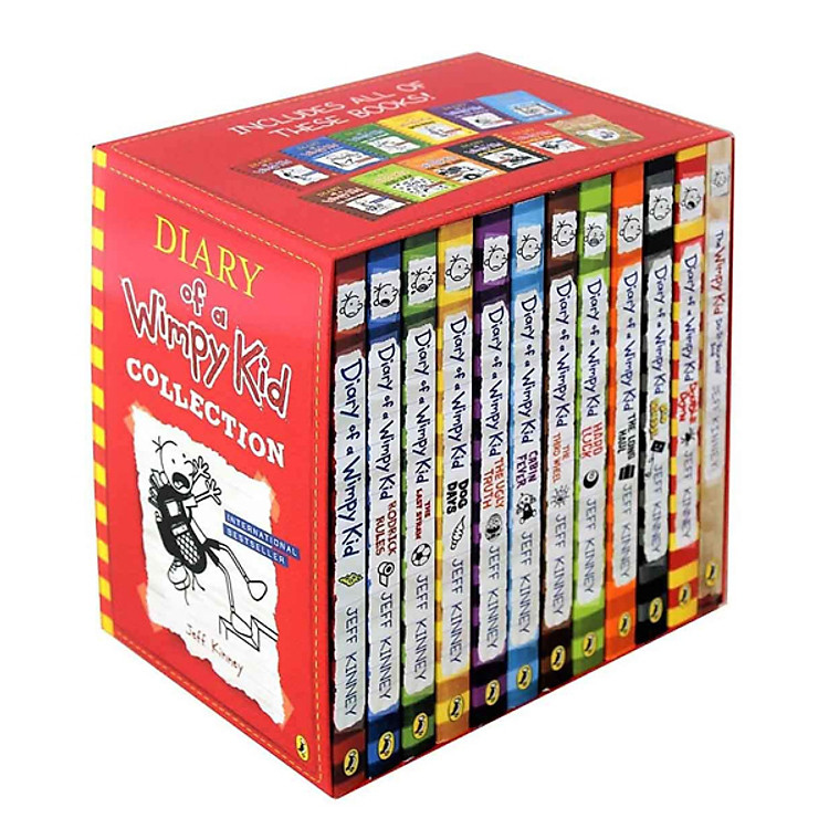 Sách Diary Of A Wimpy Kid: Wimpy Kid 12 Books Set - Nhật Ký Chú Bé Nhút Nhát