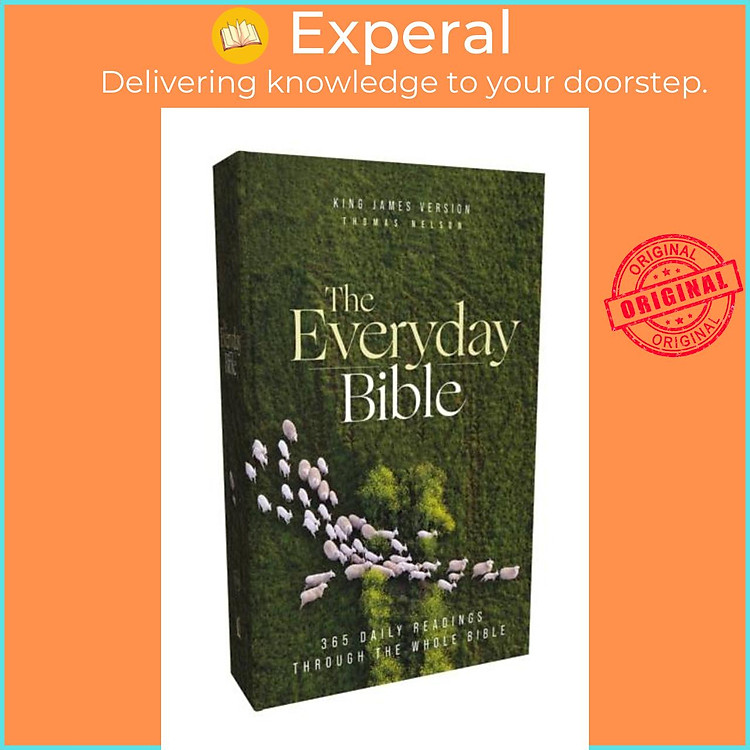Sách - KJV, The Everyday Bible, Paperback, Red Letter, Print - 365 Dail by Thomas Nelson (UK edition, paperback)