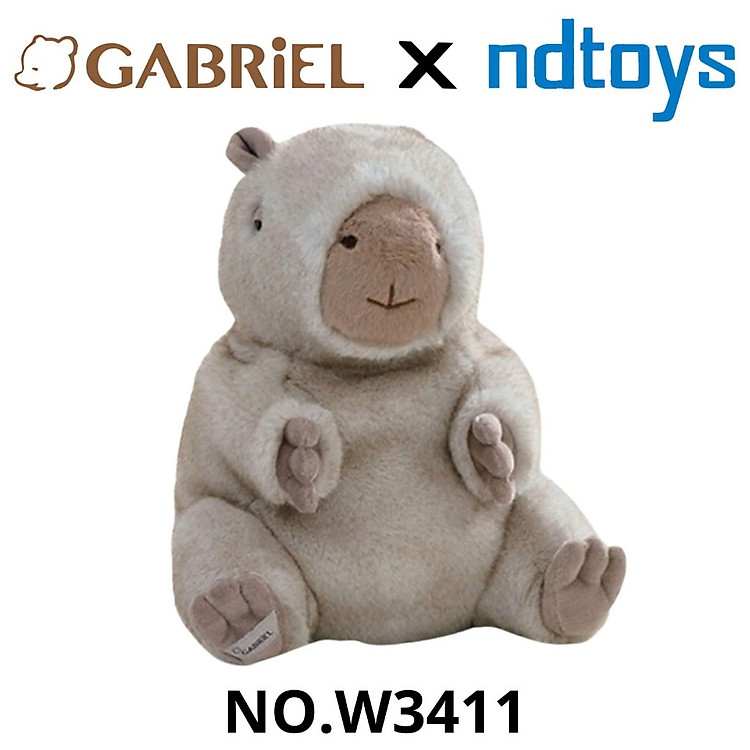 Gấu bông Carpe 25cm, Gấu ôm bông đồ chơi cho bé dễ thương W3411 - GABRIEL