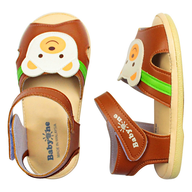 Giày Sandal Bé Trai BabyOne Hello B&B SS0809 - Nâu