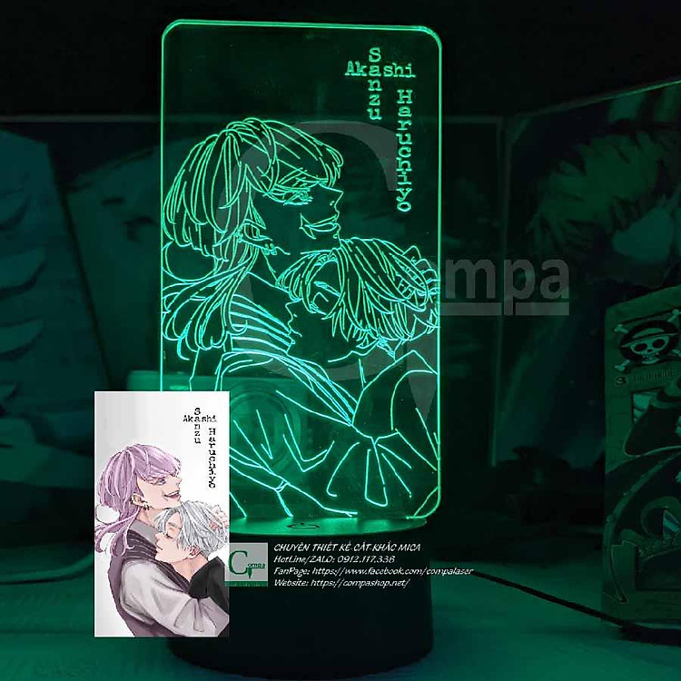 Đèn Ngủ Tokyo Revengers Manjiro Sano Mikey x Sanzu Haruchiyo ATKR9908 16 MÀU TÙY CHỈNH