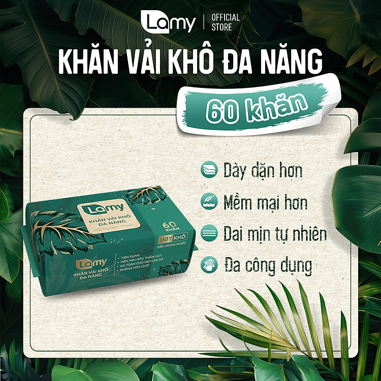 Khăn vải khô Lamy EcoWipes 60 tờ Đảm bảo Giá rẻ - Hình ảnh 3