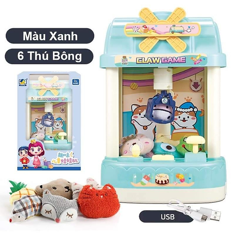 Máy gắp thú bông mini cho bé Chính hãng Tiết kiệm - Hình ảnh 2