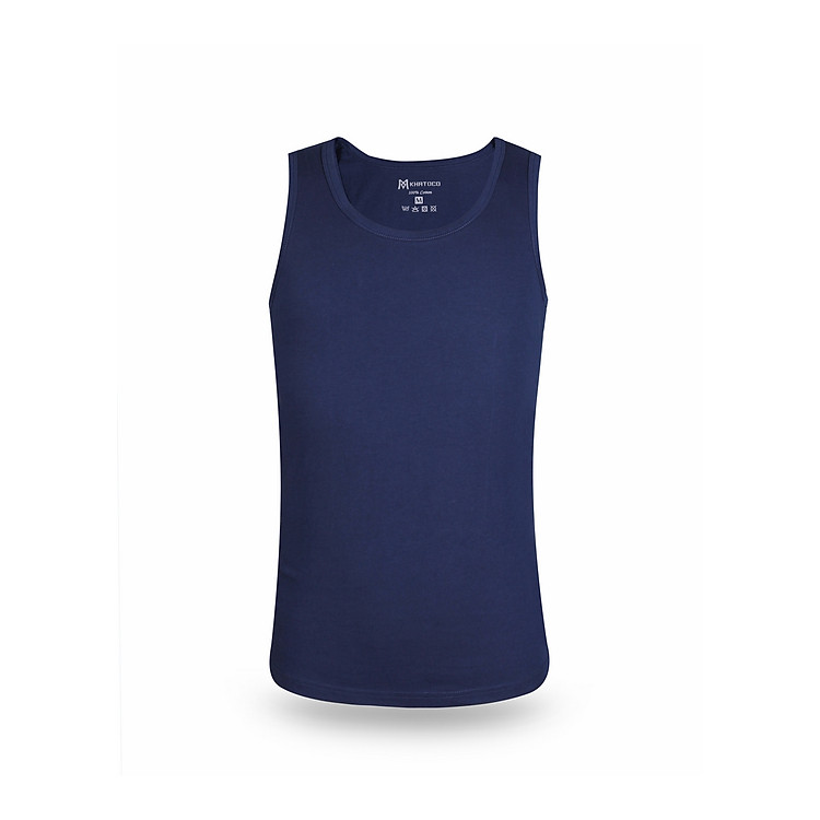 Áo Thun Ba Lỗ Nam Khatoco A4MN120R2-VNMA027-2010-N - Xanh Navy