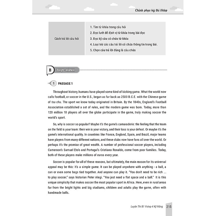 Sách Luyện Thi B1 Vstep 4 Kỹ Năng và 10 Bộ Đề Thi Đọc Hiểu Vstep Reading B1-B2-C1 - Ảnh 9