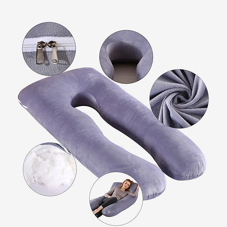 Mua Gối chữ U cho bà bầu cao cấp Ưu đãi - Hình ảnh 4