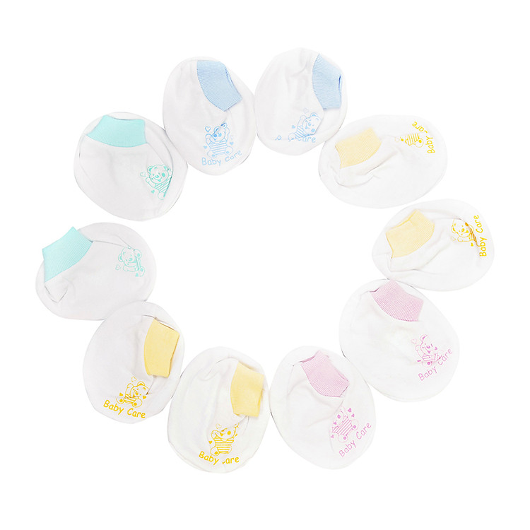 5 Bao tay chân bo trắng Gia Hân(ngãu nhiên)