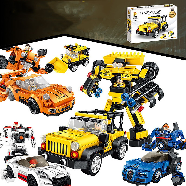 Bộ Đồ Chơi Lắp Ráp Xe Đua 3IN1 Chính hãng Ưu đãi - Hình ảnh 4