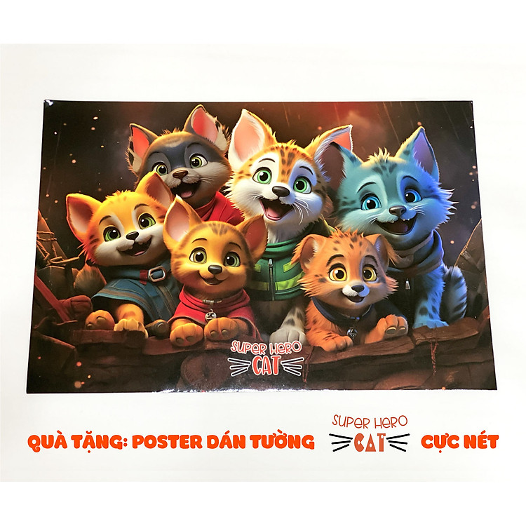 Xếp hình Super Hero Cat 48 mảnh Chính hãng Giá rẻ - Hình ảnh 4