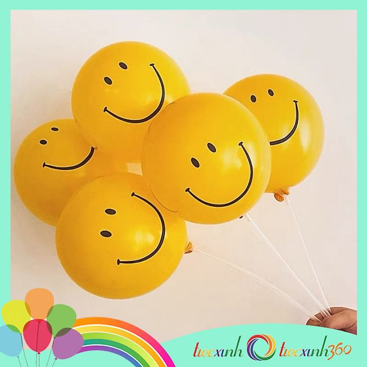 Bóng Bóng Trang Trí Tiệc Hình Mặt Cười (10 inch) - Ảnh 5
