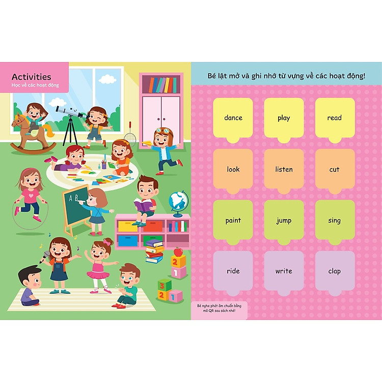 Lật Mở Từ Vựng Tiếng Anh Đầu Tiên Cho Bé - Cuốn 1 - Ảnh 3