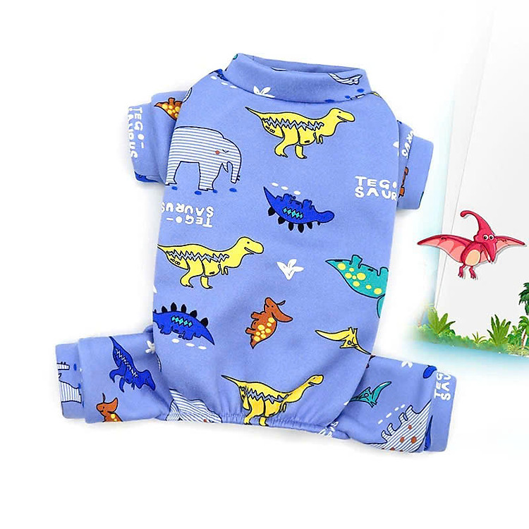 ÁO THUN NỈ KHỦNG LONG TỪ 1-5KG DÀNH CHO THÚ CƯNG CHÓ MÈO